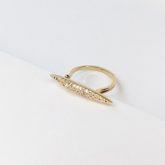 Lovoda Jewelry - NWT Lovoda Pave Spike Statement Ring